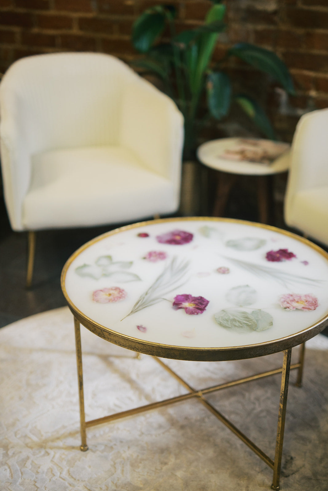 Pink Peony Milk Bath Coffee Table image 3