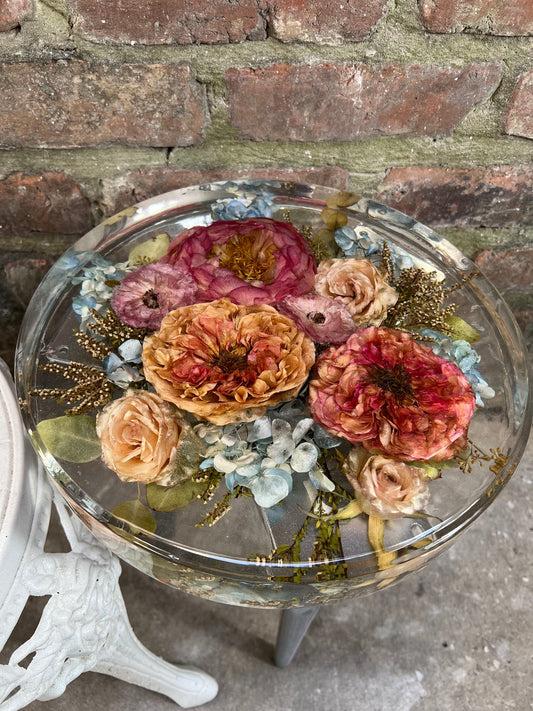 Coral Peony Side Table image 0