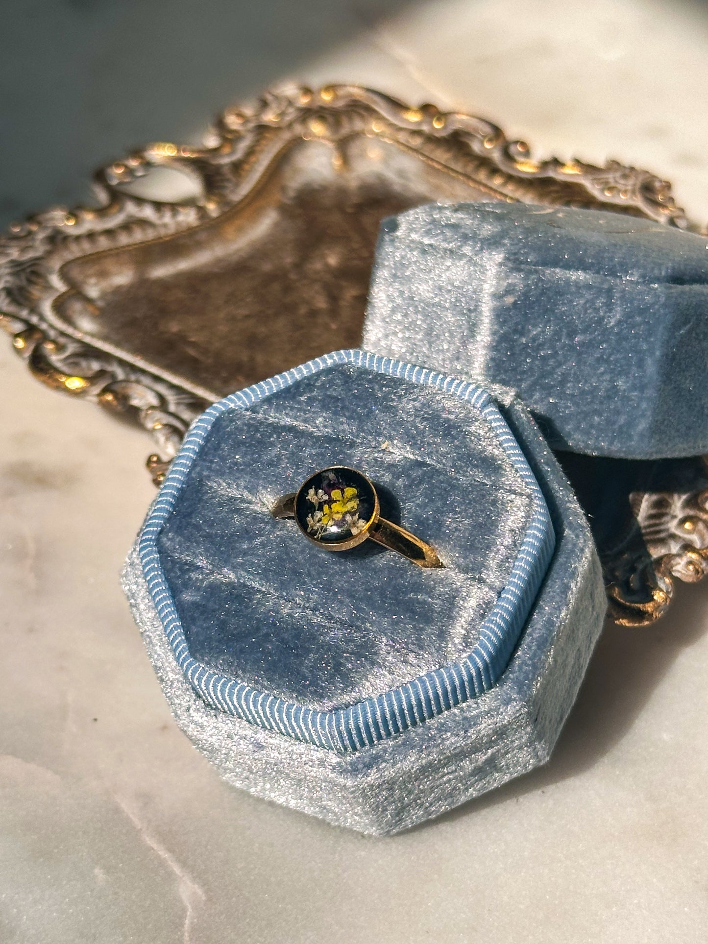 Dainty Flower Ring image 11